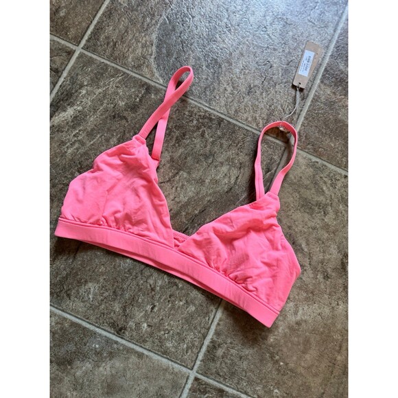 Skims Fits Everybody Triangle Bralette Sorbet Small - Picture 6 of 9